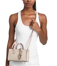 Michael Kors Scarlett X Small East West Top Zip Crossbody Bag