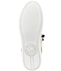 Michael Kors Scotty Leather Charm Hardware Perforated Sneakers