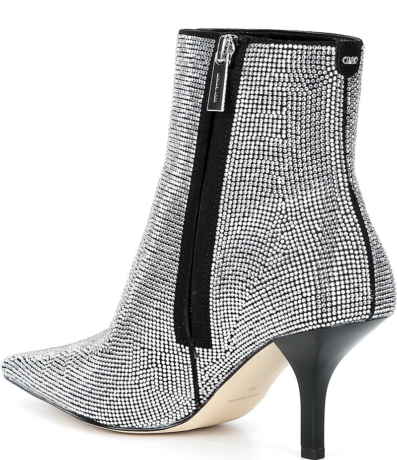 Michael Kors Selina Microsuede Hot Fix Stone Booties