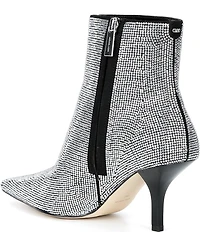 Michael Kors Selina Microsuede Hot Fix Stone Booties