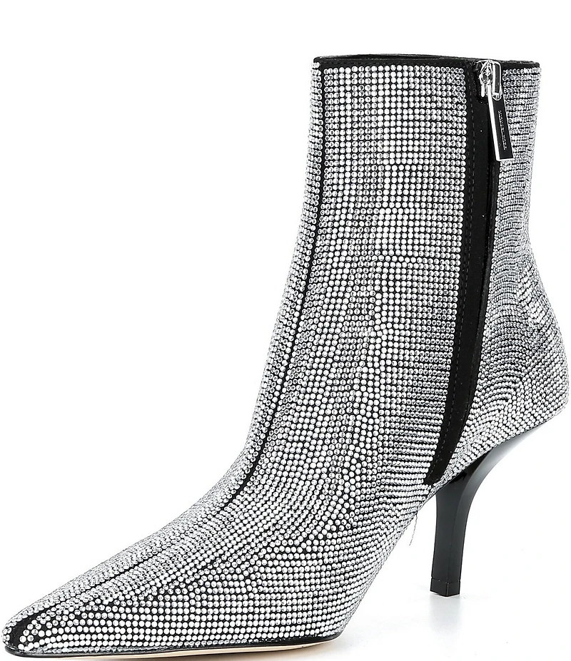 Michael Kors Selina Microsuede Hot Fix Stone Booties