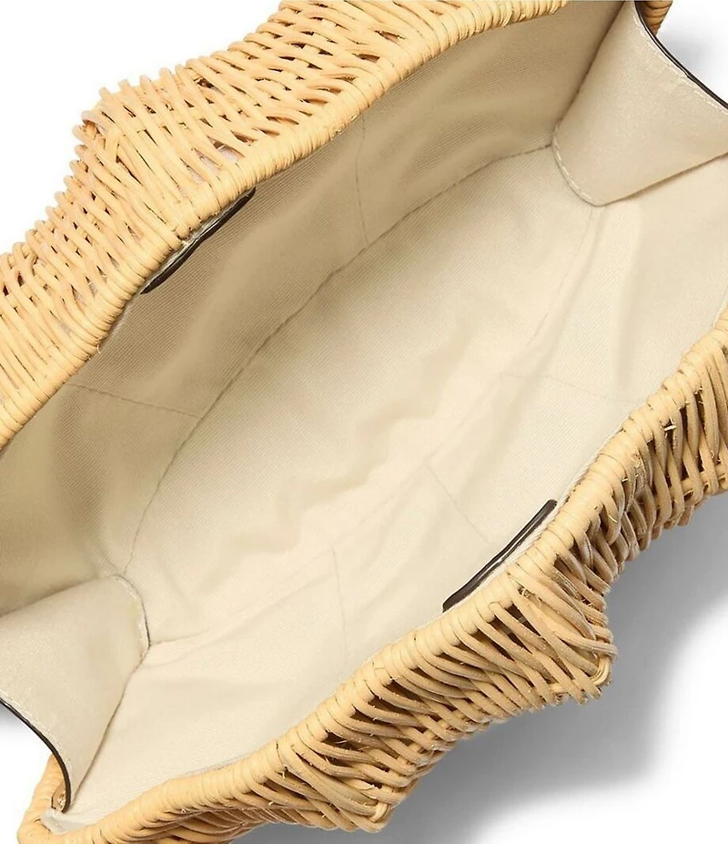 Michael Kors Shelly Small Shell Rattan Clutch