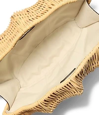 Michael Kors Shelly Small Shell Rattan Clutch