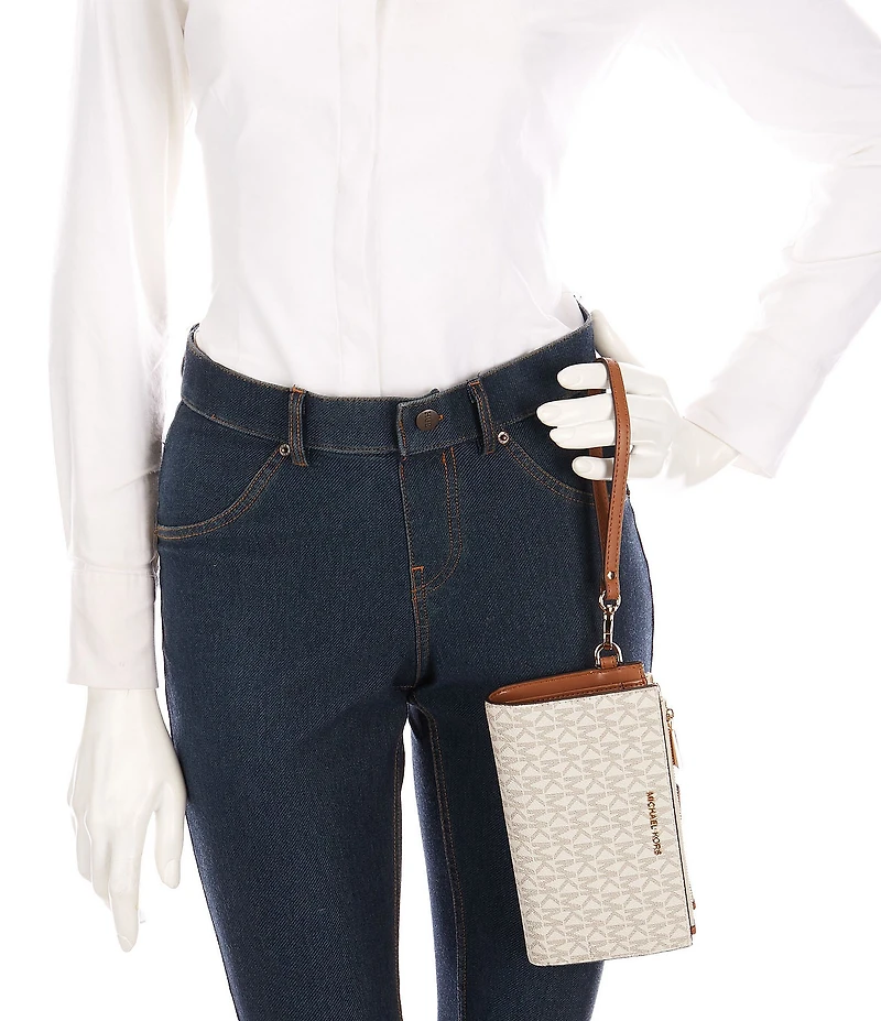 Michael Kors Jet Set Double Zip Smartphone Wristlet