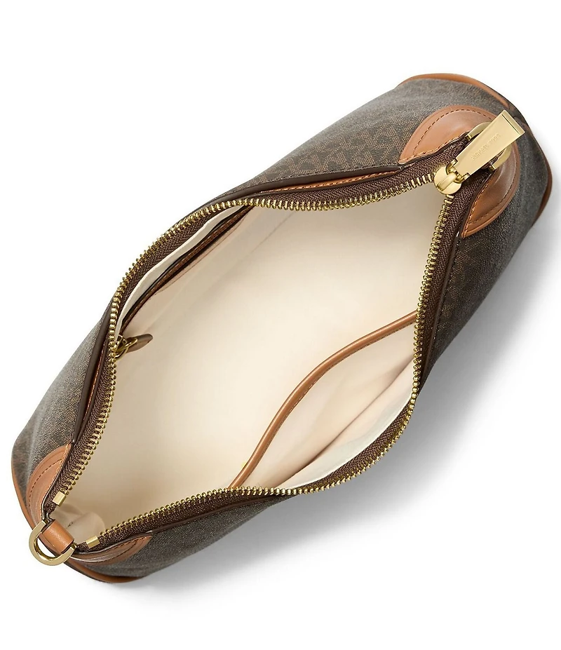 Michael Kors Signature Jet Set Medium Convertible Pouchette Crossbody Bag