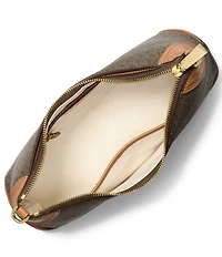 Michael Kors Signature Jet Set Medium Convertible Pouchette Crossbody Bag