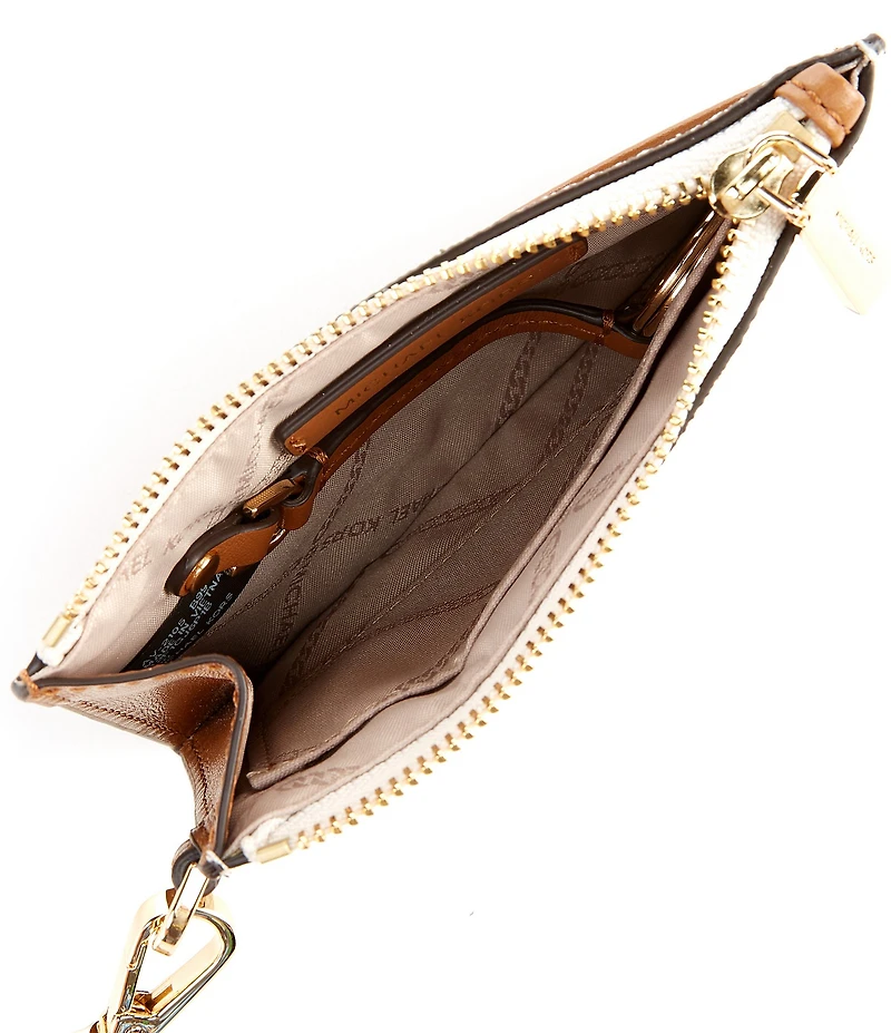 Michael Kors Signature Logo Jet Set Small Coin Purse Wristlet
