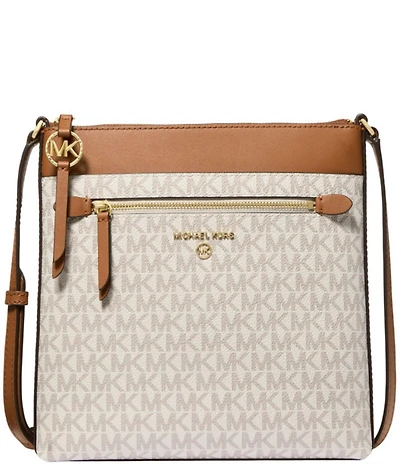 Michael Kors Jet Set Signature Logo Small Flat Crossbody Bag