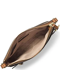 Michael Kors Jet Set Signature Logo Small Flat Crossbody Bag