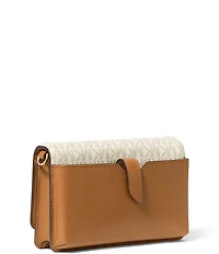 Michael Kors Signature Logo Jet Set Small Phone Crossbody Bag