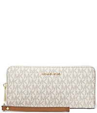 Michael Kors Signature Logo Jet Set Travel Continental Wristlet