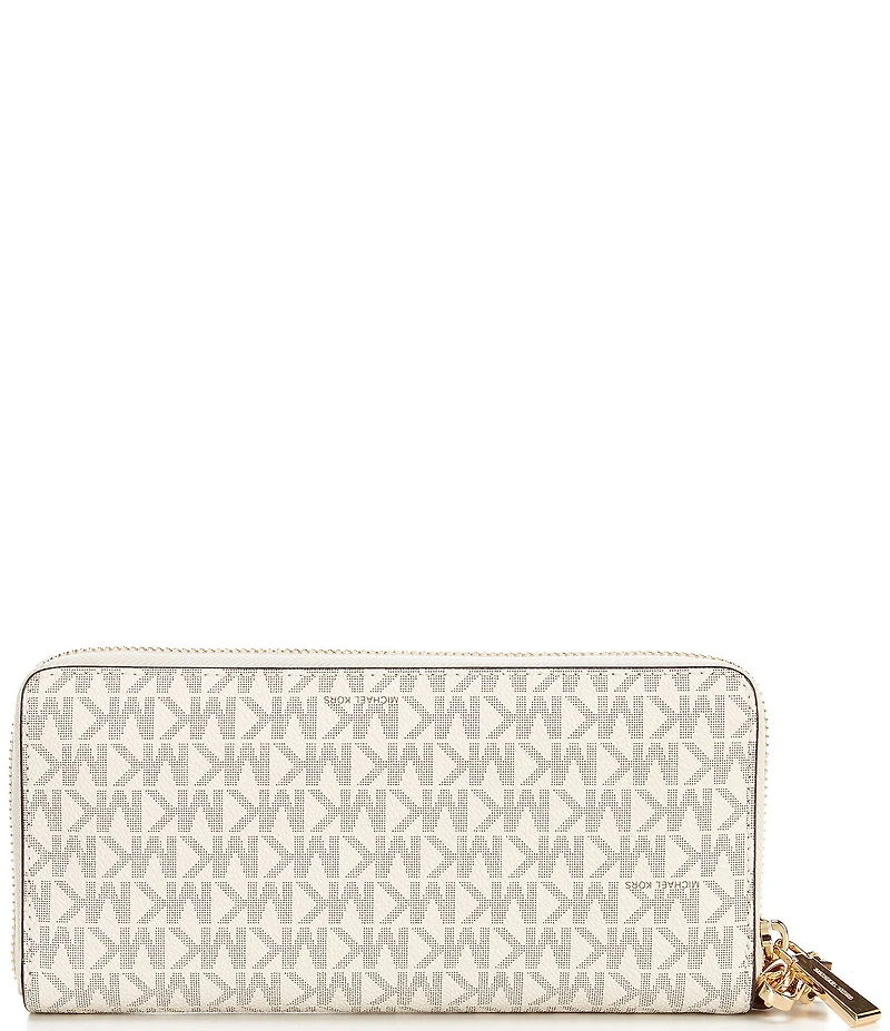 Michael Kors Signature Logo Jet Set Travel Continental Wristlet