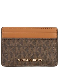 Michael Kors Signature Logo Jet Set Card Holder