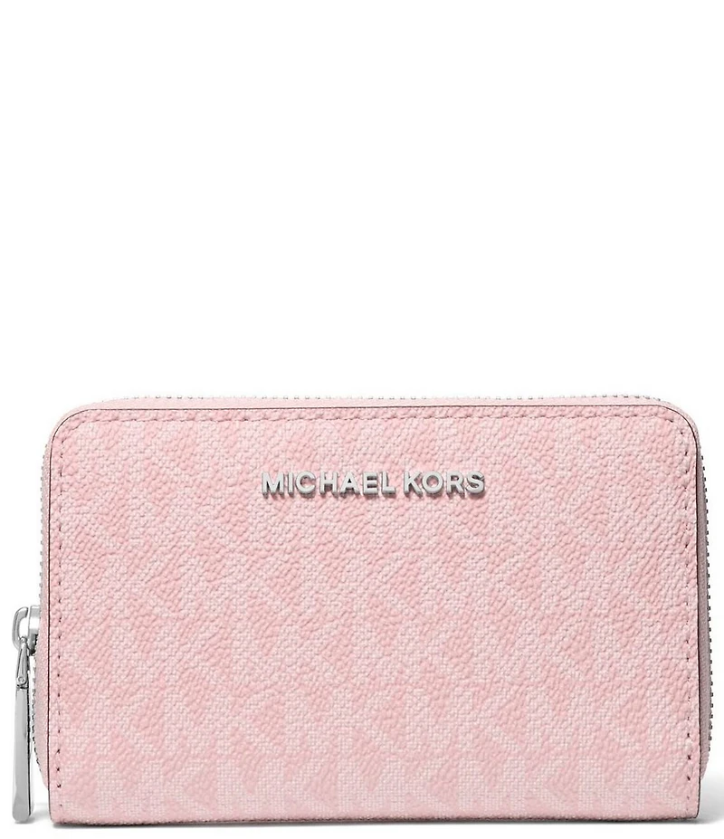 Michael Kors Signature Logo Jet Set Small Card Case