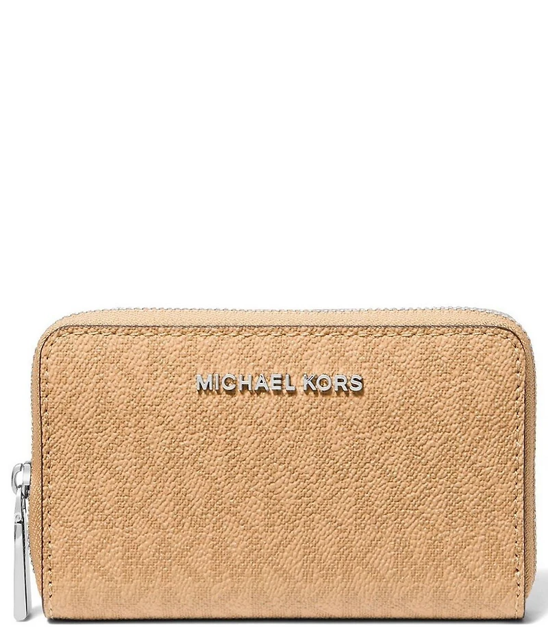 Michael Kors Signature Logo Jet Set Small Card Case