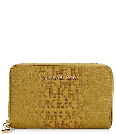 Michael Kors Small Jet Set Zip Around Card Case