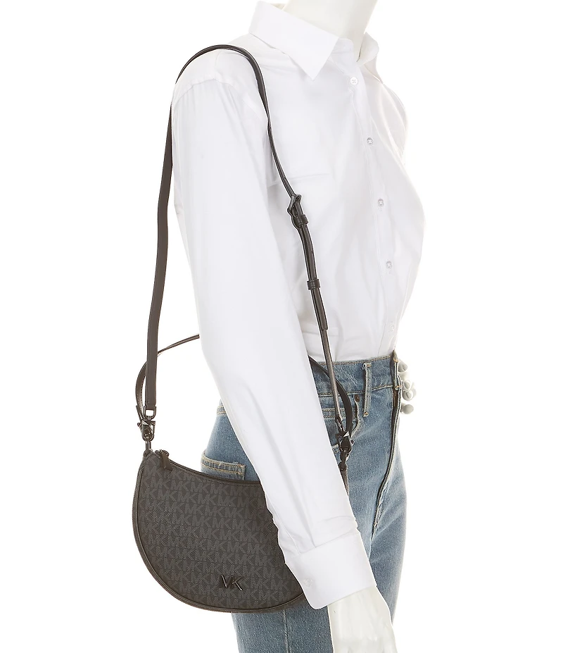 Michael Kors Small Kyla Signature Convertible Shoulder Bag