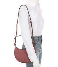Michael Kors Small Kyla Signature Convertible Shoulder Bag