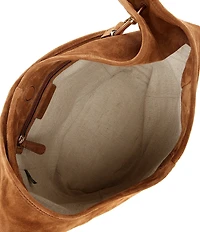Michael Kors Sonny Medium Suede Slouchy Hobo Bag