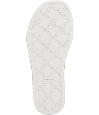 Michael Kors Suki Suede Crystal Embellished Slide Sandals