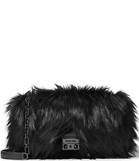 Michael Kors Tribeca Large Faux Fur Chain Shoulder Bag