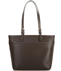 Michael Kors Winston Medium Gold Accents Pocket Tote Bag