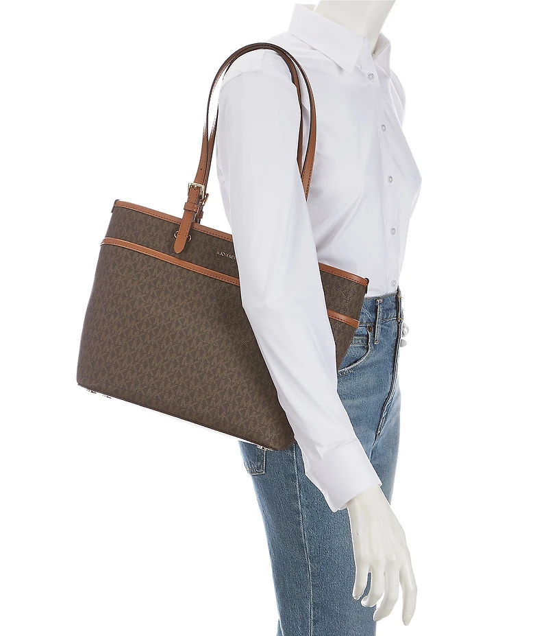Michael Kors Winston Medium Pocket Contrast Trim Tote Bag