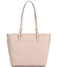 Michael Kors Winston Medium Gold Accents Pocket Tote Bag