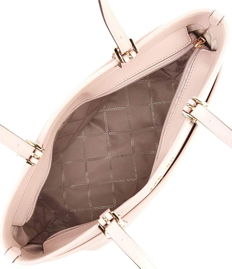 Michael Kors Winston Medium Gold Accents Pocket Tote Bag