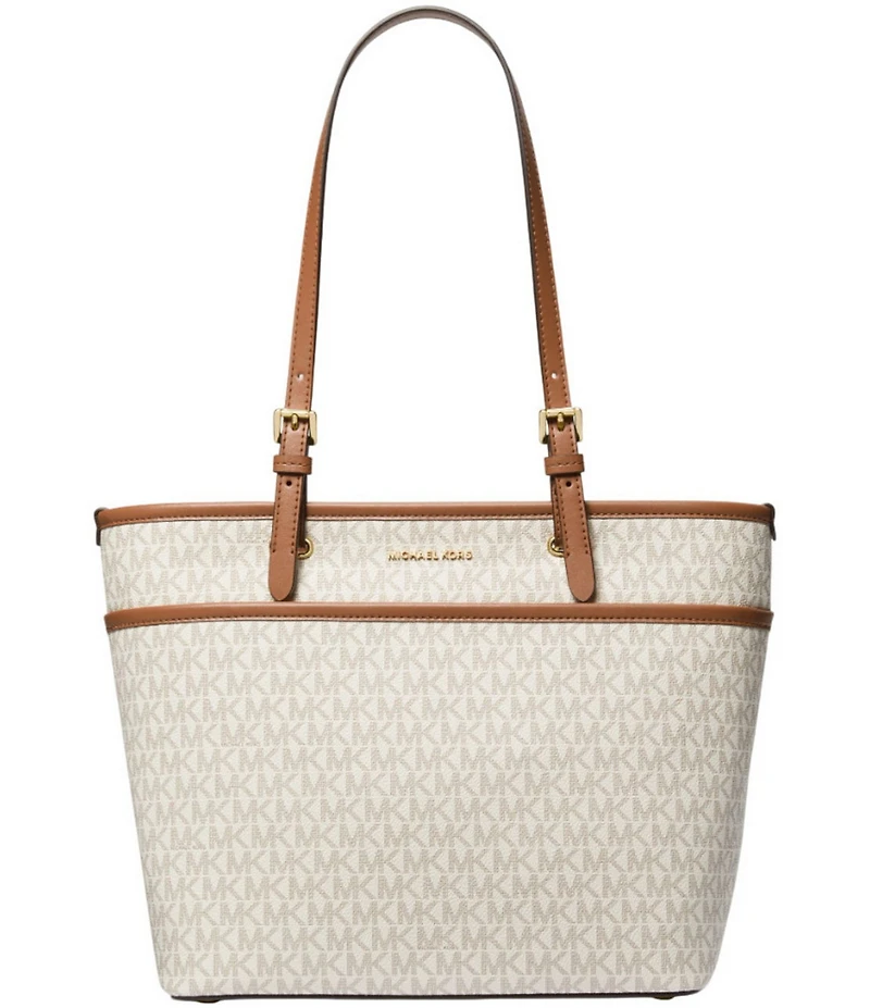 Michael Kors Winston Medium Pocket Contrast Trim Tote Bag