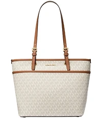 Michael Kors Winston Medium Pocket Contrast Trim Tote Bag
