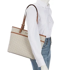 Michael Kors Winston Medium Pocket Contrast Trim Tote Bag