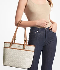 Michael Kors Winston Medium Pocket Contrast Trim Tote Bag