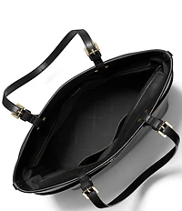 Michael Kors Winston Medium Gold Accents Pocket Tote Bag