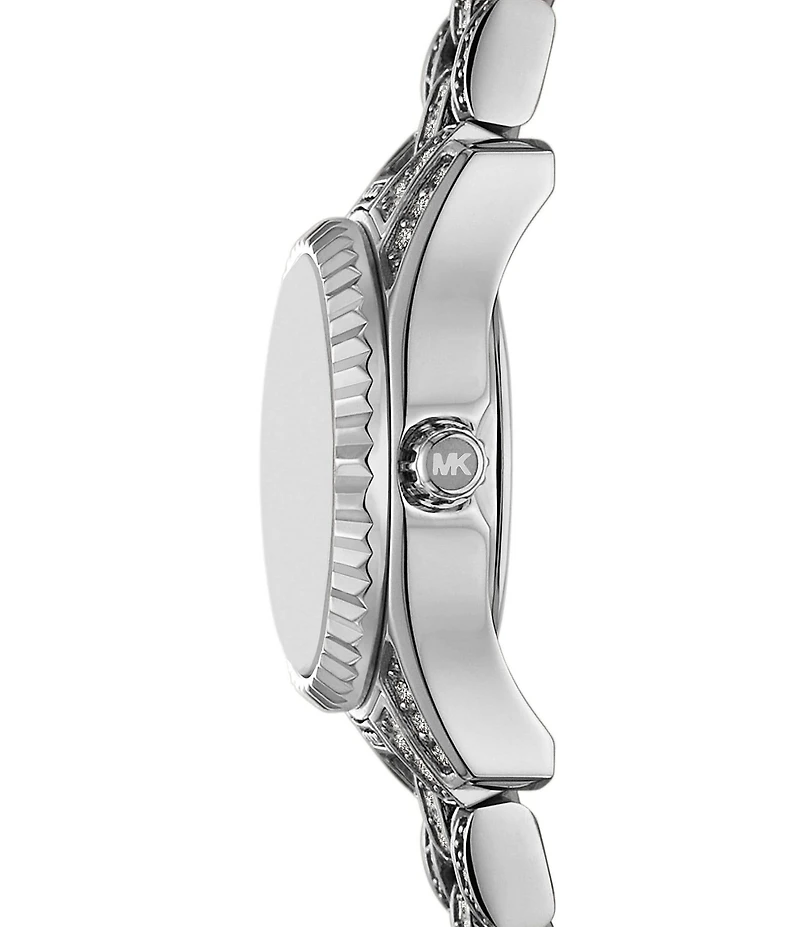 Michael Kors Women's Lexington Three-Hand Stainless Steel Bracelet Watch