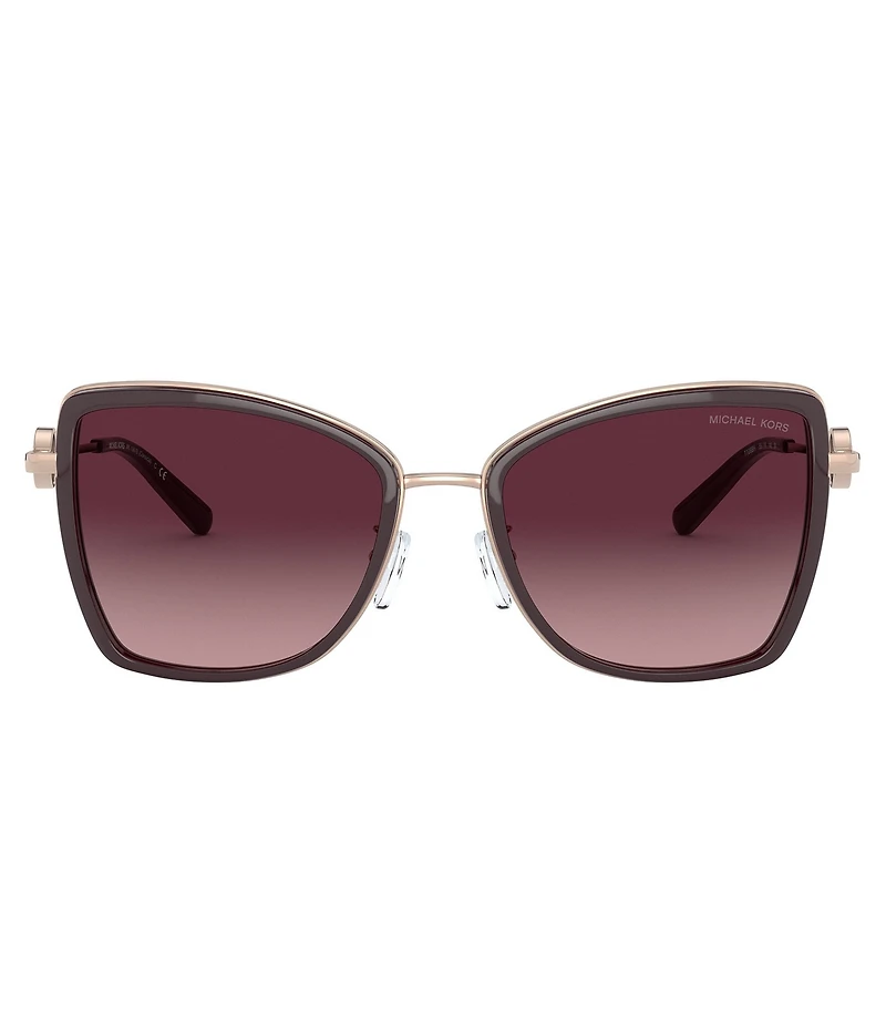 Michael Kors Women's 0MK1067B 55mm Gradient Rose Gold Butterfly Sunglasses