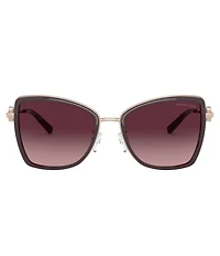 Michael Kors Women's 0MK1067B 55mm Gradient Rose Gold Butterfly Sunglasses
