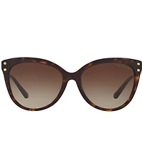 Michael Kors Women's 0MK2045 55mm Gradient Dark Tortoise Cat Eye Sunglasses