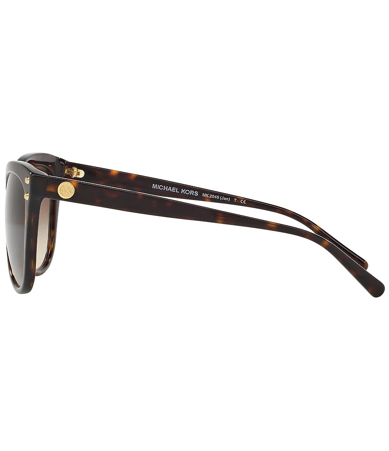 Michael Kors Women's 0MK2045 55mm Gradient Dark Tortoise Cat Eye Sunglasses
