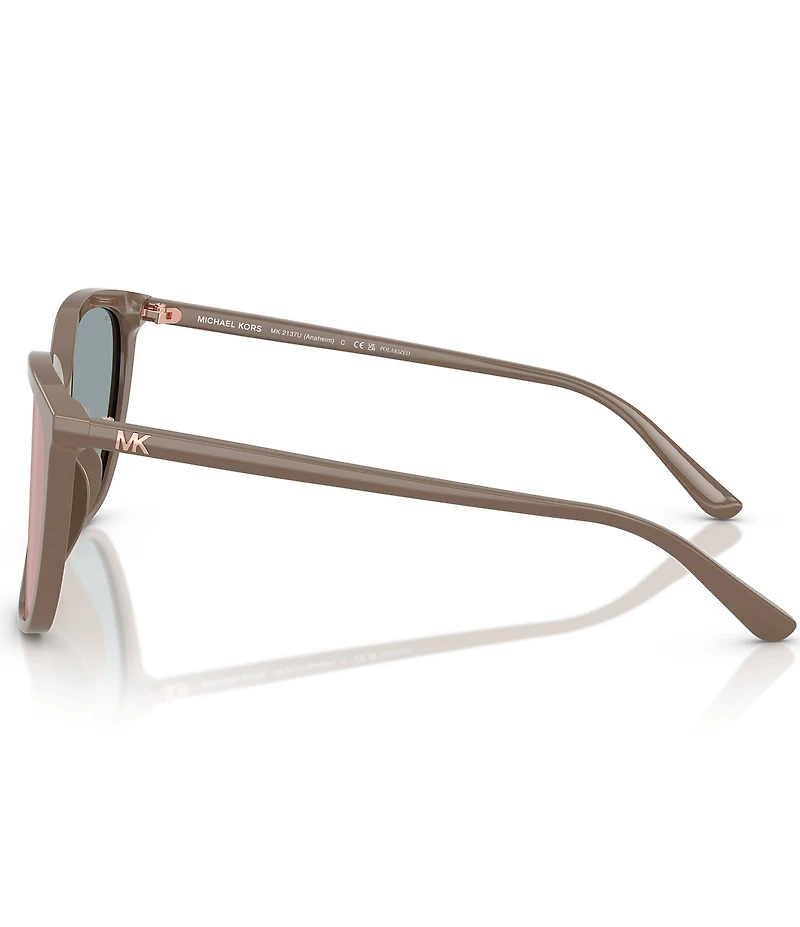 Michael Kors Women's Anaheim 57mm Polarized Square Sunglasses