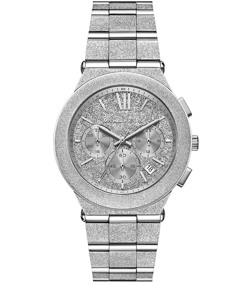 Michael Kors Women's Billie Quartz Chronograph Stainless Steel Bracelet Watch