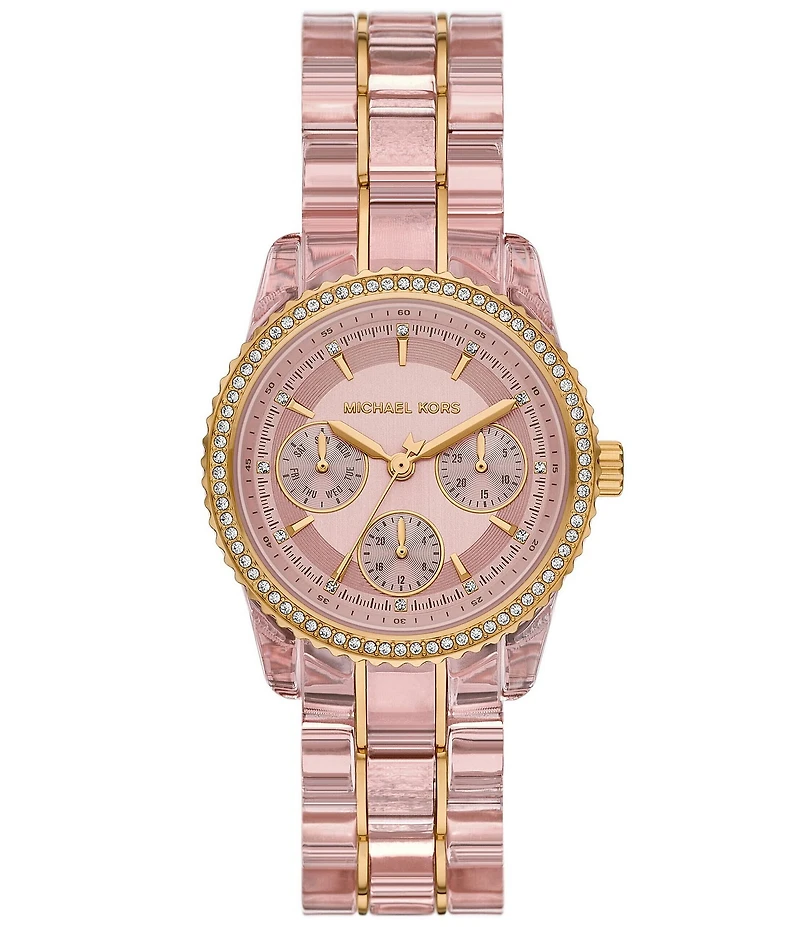 Michael Kors Women's Bryant Multifunction Acetate Bracelet Watch