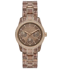 Michael Kors Women's Bryant Multifunction Acetate Bracelet Watch