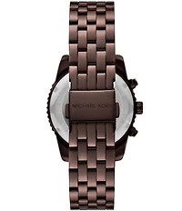Michael Kors Women's Bryant Quartz Chronograph Brown Tone Stainless Steel Bracelet Watch