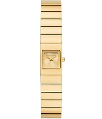 Michael Kors Women's Darrington Two-Hand Gold-Tone Stainless Steel Bracelet Watch