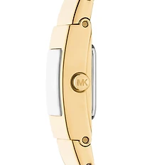 Michael Kors Women's Darrington Two-Hand Gold-Tone Stainless Steel Bracelet Watch