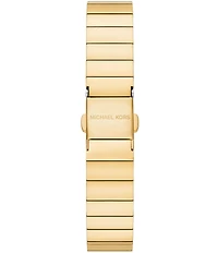 Michael Kors Women's Darrington Two-Hand Gold-Tone Stainless Steel Bracelet Watch