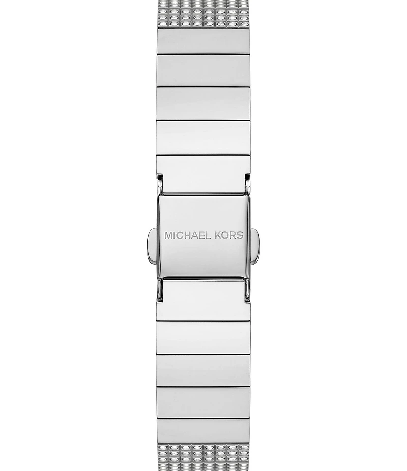 Michael Kors Women's Darrington Two-Hand Pave Stainless Steel Bracelet Watch