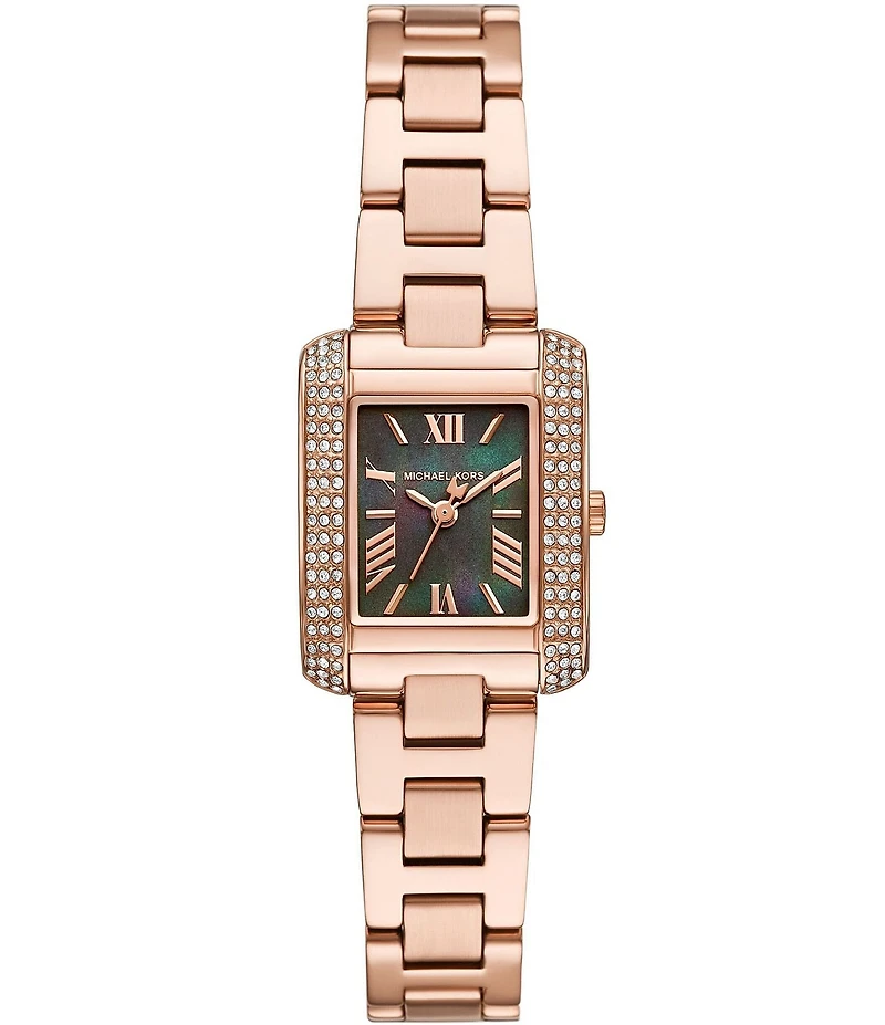Michael Kors Women's Emery Three Hand Stainless Steel Watch