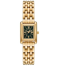 Michael Kors Women's Essex Quartz Three-Hand Gold-Tone Stainless Steel Bracelet Watch
